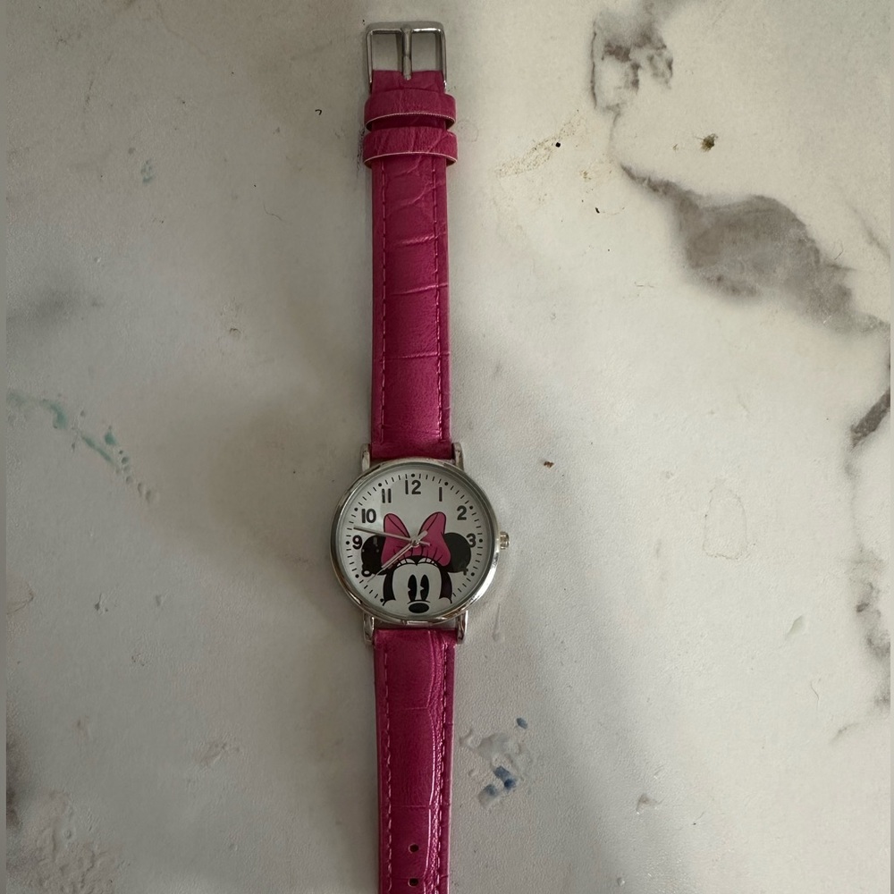 Pink Minnie Mouse Watch
